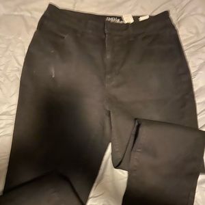 Time and true size 12 black jeans